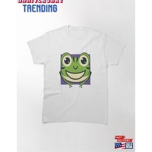 Dandelion Frog Classic Tshirt Retro